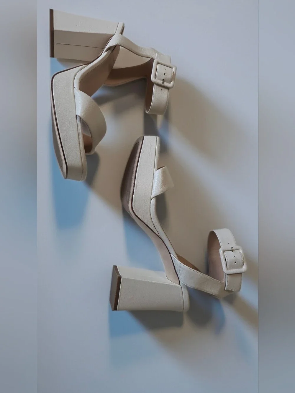 Naturalizer 27 Edit Jaselle Pearl Block Heel Platform Sandal Size 11M